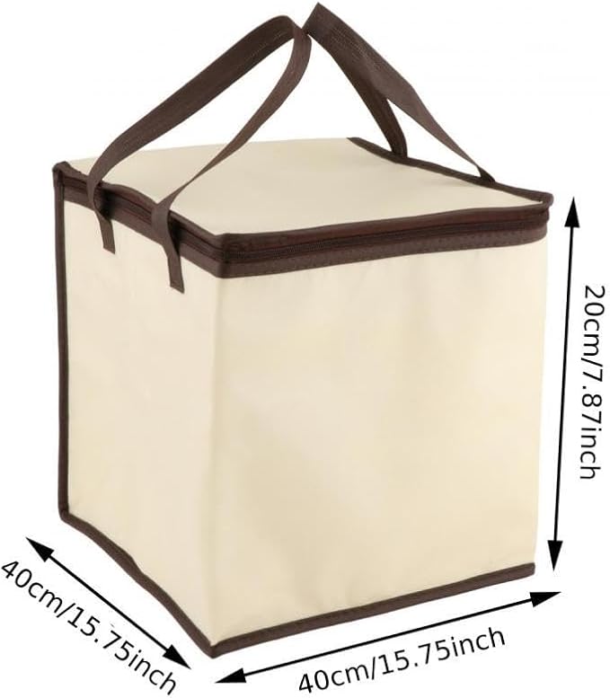 Bread Proofer Warming Mat Dough Proofer Heater Bread Warming Box Temperature Fermenting Bag Foldable Proofing Box Heat Preservation Portable Handle Al, 35L