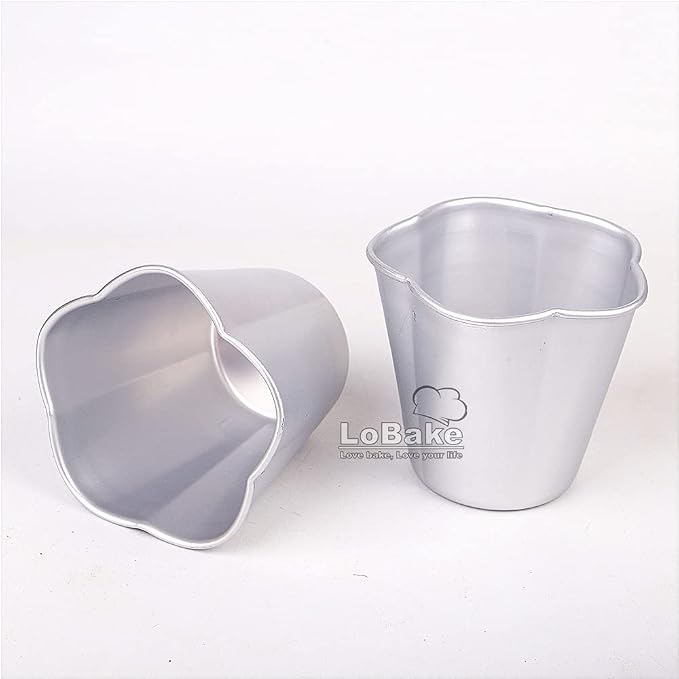 10pcs per lot Various Design Fluted Edge Wavy Flower Cup Boat Round Shape Aluminium Tart Mould Jelly Pudding Cup Cupcake Mold Baking (C18)