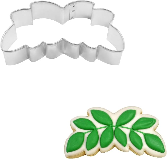R&M Eucalyptus Leaf 4" Tinplated Cookie Cutter