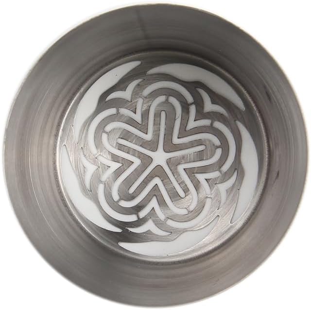 1 Piece Stainless Steel Extra Large Compact Flower Icing Tips,Pastry Frosting Russian Piping Nozzles for Marshmallow Bouquet,Cake Decorating Dessert Piping Tips,Flower Frosting Nozzles for Decorating
