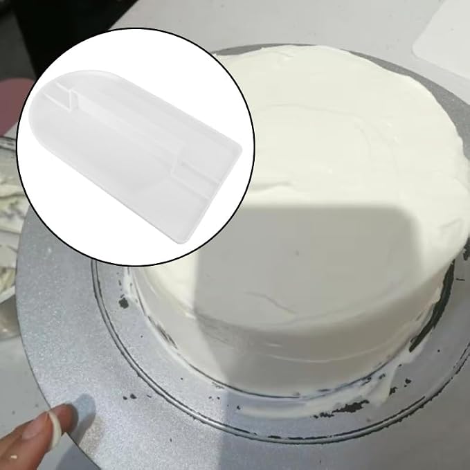 5 Pcs Fondant Smoothing, Plastic Cake Decorating Smoothing Polisher, Icing Paddle Finisher for Sugar Craft and Cake Decoration