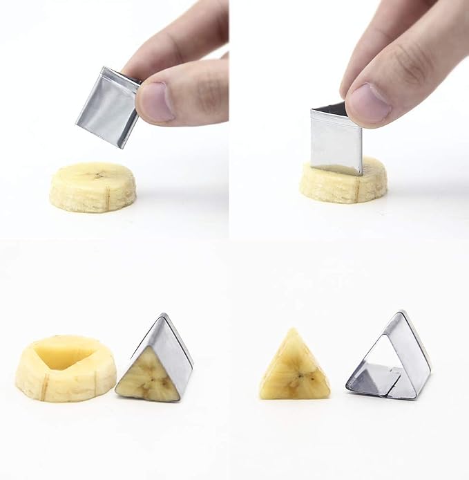 Mini Cookie Cutter Shapes Set - 24 Pieces Stainless Steel Metal Small Molds - Flower, Heart, Star, Geometric Shapes - Cut Fondant, Pastry, Mousse Cake and Clay (24pcs)