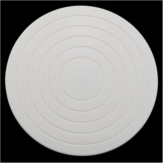1 Cake Decorating Turntable - 5.5-Inch Rotating Cake Stand - Cookie Decorating Turntable for Kitchen Baking - White