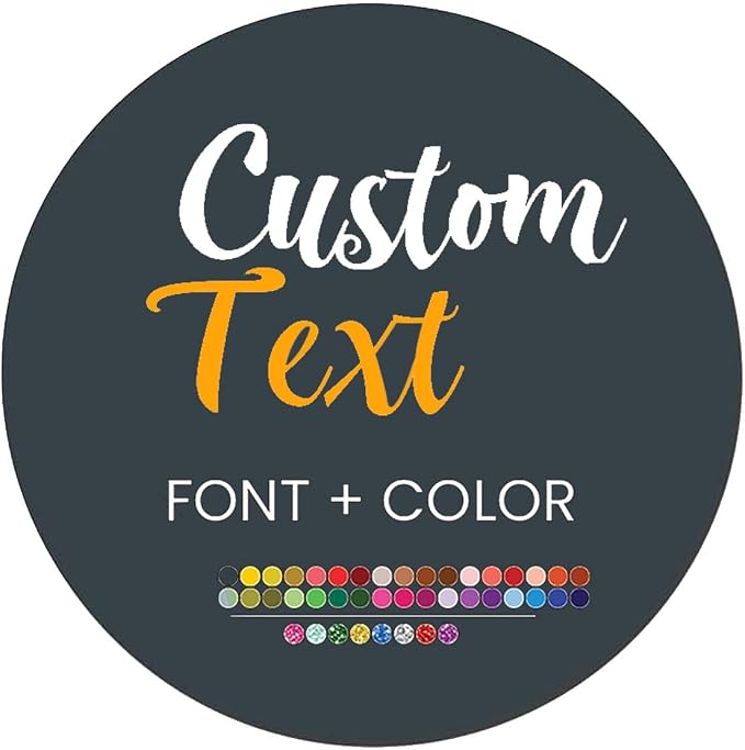 Custom Stickers for Weddings, Birthdays & Businesses - Personalized Labels with Your Logo - Waterproof, Fade and Heat Resistant - Pack of 100-1000 (Custom Text, 1 Inch)