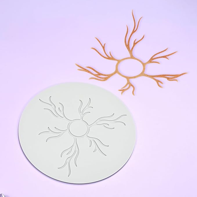 mostsom Leaf Vein Lace DIY Cake Decor Silicone Mold Dandelion Candy Biscuit Ice Baking Mould Leaves Chocolate Making Set Bookmark (I_ Leaf Vein)