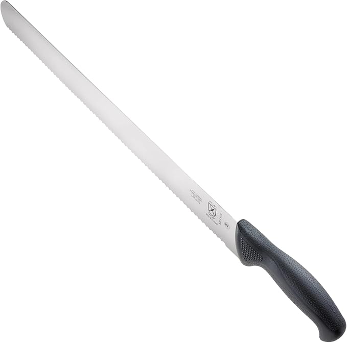 Mercer Culinary M23114 Millennia Black Handle, 18-Inch Wavy Edge, Cake Slicer