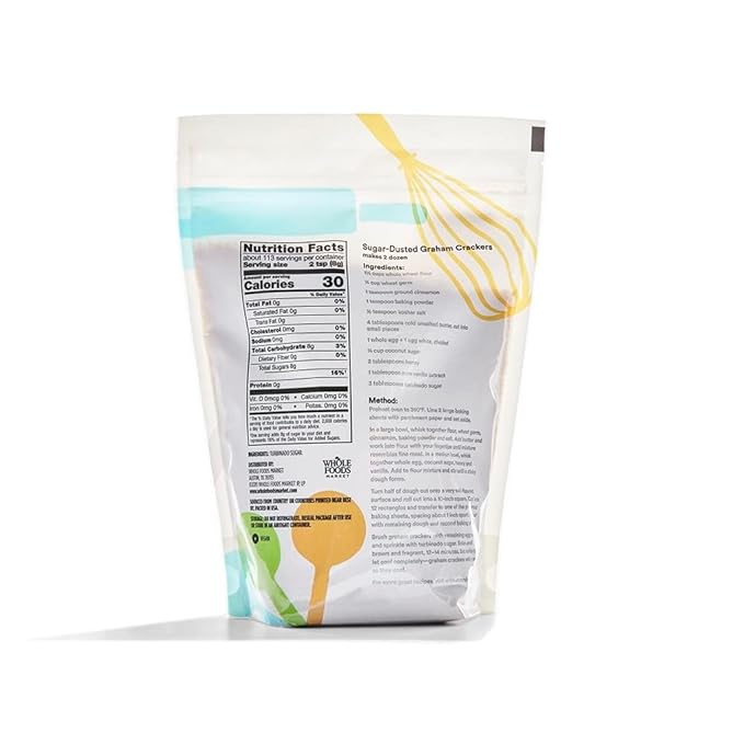 365 by Whole Foods Market, Turbinado Sugar, 32 Ounce