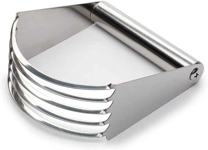 Fox Run 5856 Dough Blender, Stainless Steel, Metallic, 4.75 x 4 x 1.75 inches