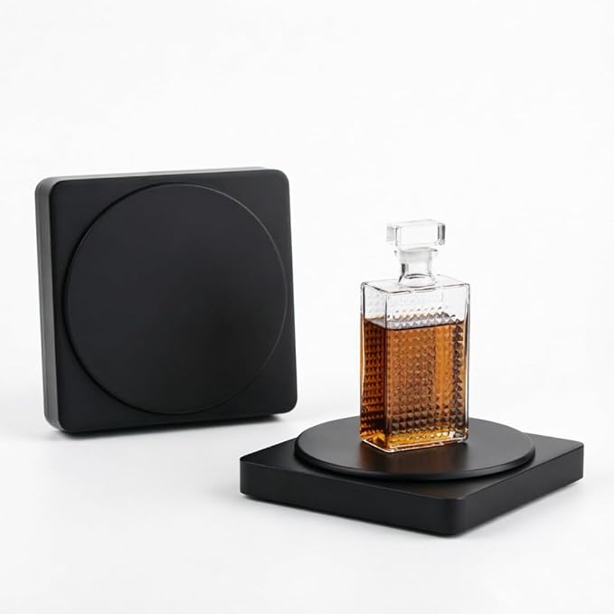 6.69Inch Motorized Rotating Display Stand, 360° Electric Turntable for Photography with Type-C Power Cable, Adjustable Speed Spinning Platform for Product Display, 3D Scanning, Jewelry & Cake
