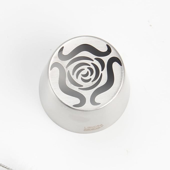 Extra Large Russian Piping Tips for Marshmallows Stainless Steel Flower Frosting Nozzles many styles Cake Decorating Baking tool for Buttercream, Cupcakes Cookies(SL56)