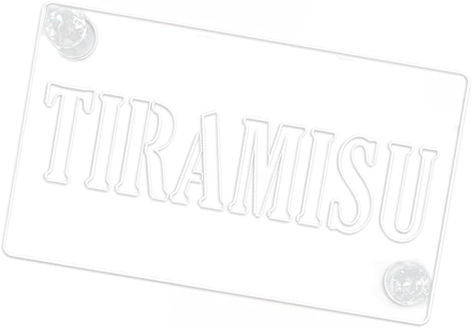 Stencil for Tiramisu Cake Painting Letter Design Decorating Tool Tiramisu Decorating Painting Stencil