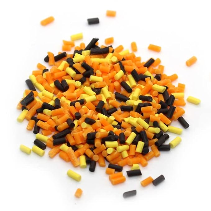 Unpretentious Orange, Yellow & Brown Sprinkles (2 Cups) Autumn Mix Jimmies, Gluten Free Sprinkles