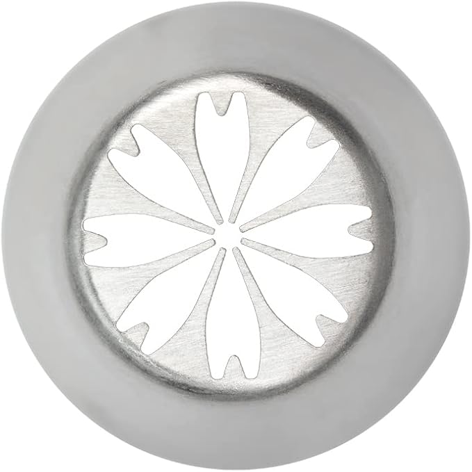 Restaurantware-Russian Piping Tip, 1 Flower Cake Decor Piping Tip - #21, Corrosion-Resistant, Stainless Steel Decorating Tip For Frosting, Dishwashable, Decorate Cupcakes, Cakes, or Cookies