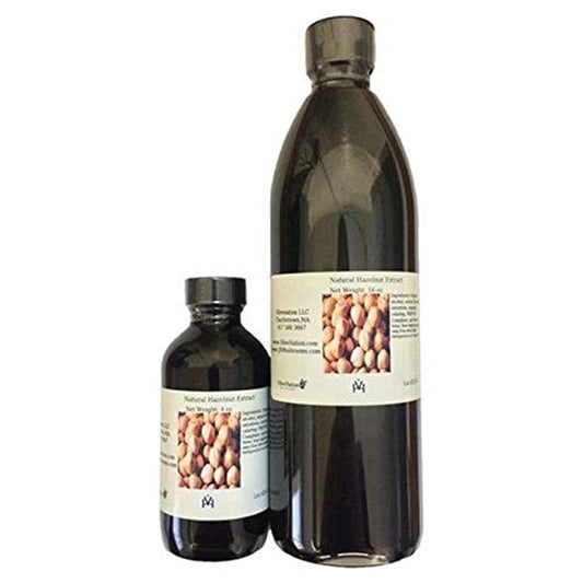 OliveNation Hazelnut Extract - PG Free - 4 oz | Sugar Free Flavoring Adds Rich Nutty Taste, Aroma & Dark Color to Baked Goods, Ice Cream, Frosting/Fillings, Sauce, Beverages