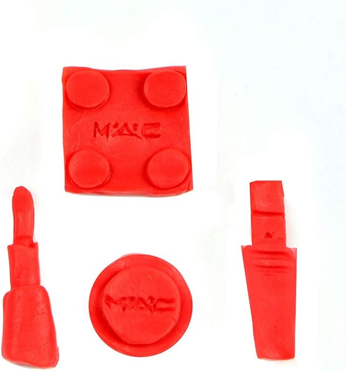 O'Creme Silicone Fondant Mold, Cosmetics: Mac Makeup; Use for Chocolate Pudding, Candy, Jelly, Soap Modeling