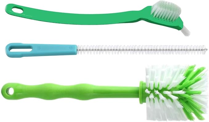 Appliance Detail Brush Set, Multi-purpose Scrubber for Food Processor Blender, Compact Bristle Tool for Kitchen Gadget Maintenance