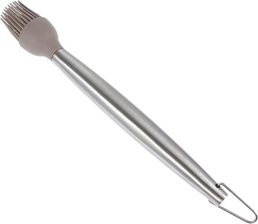 Abaodam Professional Silicone Basting Brush with Stainless Steel Handle Heat Resistant Bbq Oil Brush for Cooking Baking and Grilling Non-melting Kitchen Tool for Marinating and Glazing