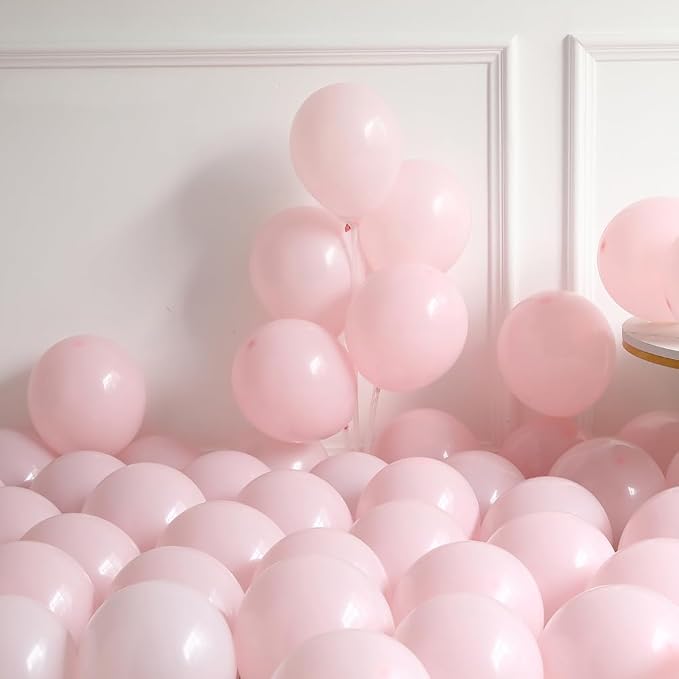 Princess Balloon Arch Garland Kit 150Pcs Pastel Macaron Pink and Purple Balloon with Carriage Crown Foil Balloons for Spring Princess Baby Shower Birthday Party Decorations