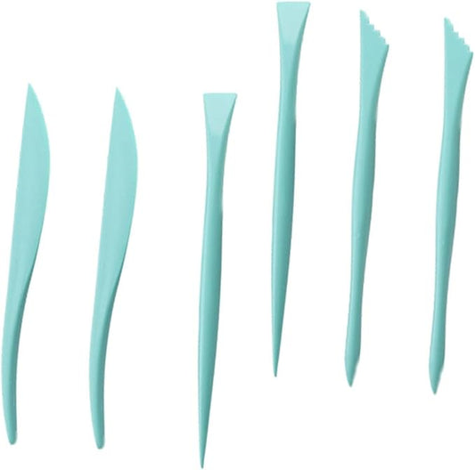 Ciieeo 2sets Fondant Modeling Tool Set Cake Decorating Kit for Sculpting and Baking for Home Bakers and Professionals Green Material