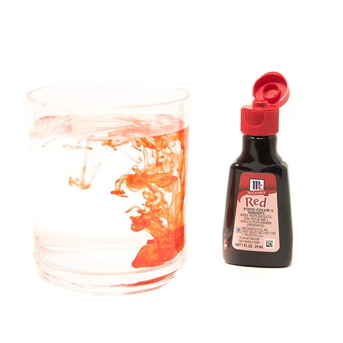 McCormick Red Food Color, 1 fl oz (Pack of 4)