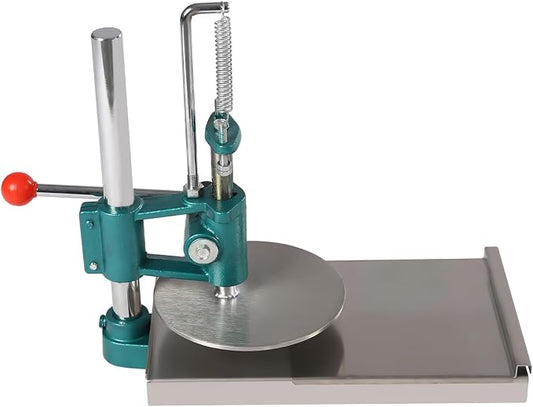 Manual Pizza Dough Press Machine, Soft Rolls Height Adjustable Dough Pastry Presser Stainless Steel Pasta Maker Pizza Express Dough Sheeter Commercial Dough Sheeter (7.9in（20cm）)