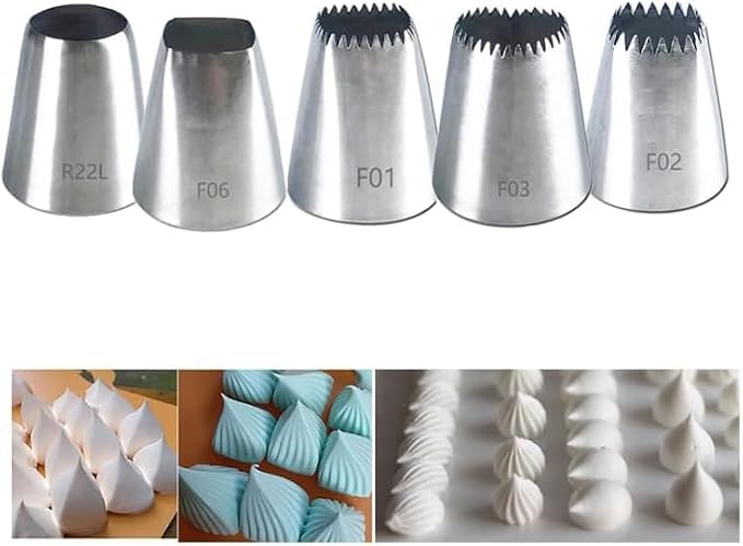 1pc Silver Stainless Steel Square Round Frosting Tips,Cake Decorating Tools,Cake Decorating Tips for Cupcakes Pastry Fondant Cakes Decorating，Icing and Piping Tips,Kitchen Utensils and Gadgets