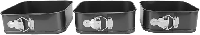 Springform Cake Pan, Nonstick Removable Bottom Leakproof Cheesecake Pan with Stainless Steel Spring Buckle for Cheesecake Pizza Bread (24/26/28)