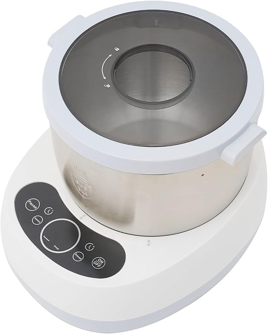 5.3QT Electric Dough Maker with Fermentation,230W Dough stand Mixer Machine with Digital Screen,Automatic Kneading Machine for Bakery (Blue)