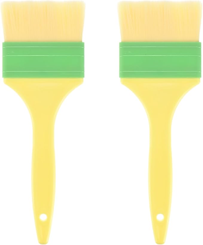 M METERXITY 2-Pack Pastry Brush, Soft Basting Baking BBQ Oil Brush for Cooking/Barbecue/Kitchen [3"]