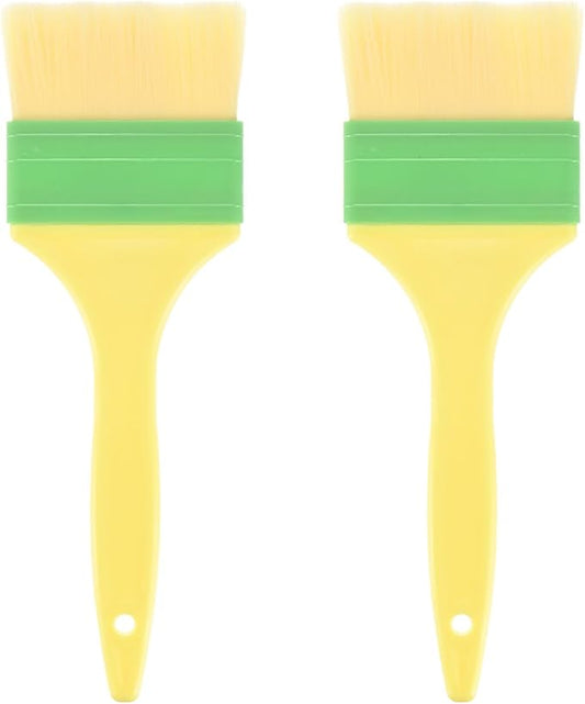 M METERXITY 2-Pack Pastry Brush, Soft Basting Baking BBQ Oil Brush for Cooking/Barbecue/Kitchen [3"]