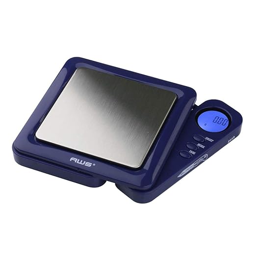 American Weigh Scales Blade Series 650g x 0.1g Digital Pocket Scale 0.1g Accuracy | Precision Mini Scale, Small Digital Gram Scale for Kitchen, Gold, Gems & Coin Scale, Smart Digital & Compact Scale