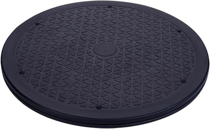 12 Inch Lazy Susan Turntable Organizer, Eichzer Premium Heavy Duty Rotating Swivel Stand with Steel Ball Bearings for Model/Rotating Plants/Crafts Stand/TV/Monitor/Laptop (360˚ Rotation)