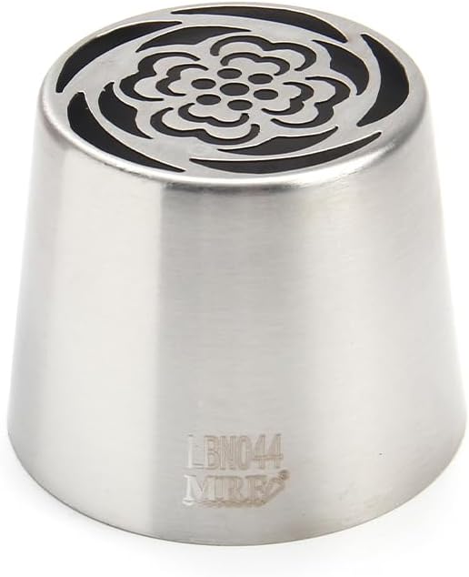 1 Piece Stainless Steel XXL Russian Flower Icing Tip,Pastry Frosting Piping Nozzle for Cake Marshmallow Bouquet, Flower Frosting Nozzles for Decorating,Cake Icing Tips