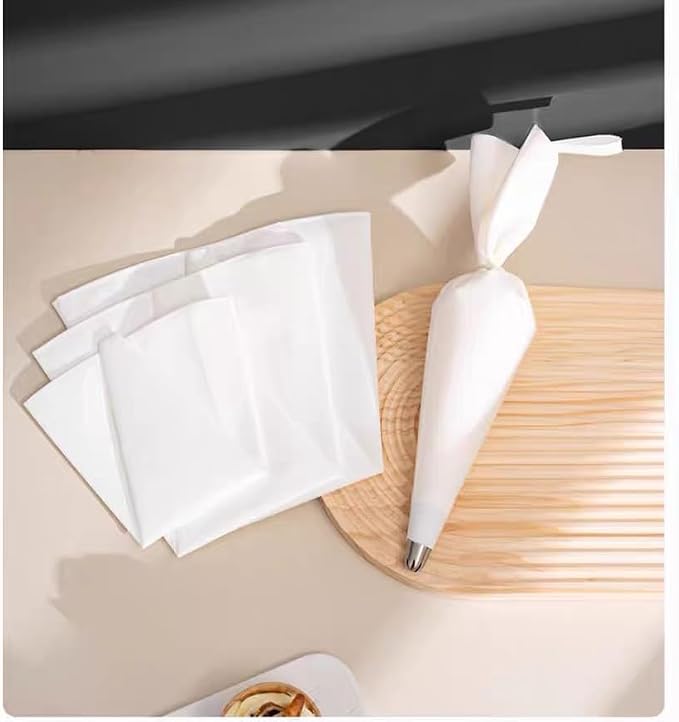 3 Pack Reusable Piping Bags, 3 Sizes Cloth Pastry Bags Plastic Coated Icing Bags, 14 Inch, 16 Inch, 18 Inch Decorating Bags Baking Cookie Cake Dessert Frosting Piping Bag