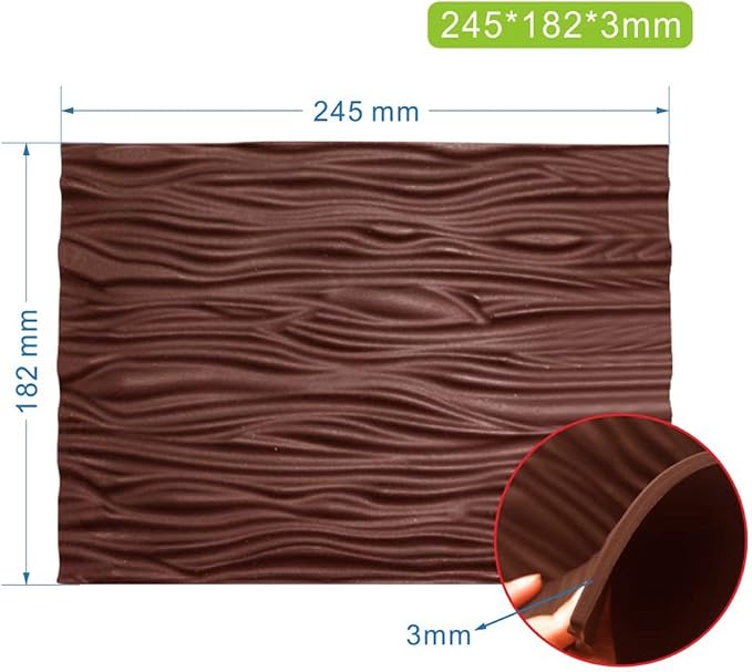 Mousse Silicone Mold Mousse Swiss Roll Texture Mat Tree Pattern Lace Fondant Mat Pastry Decoration Tools Baking