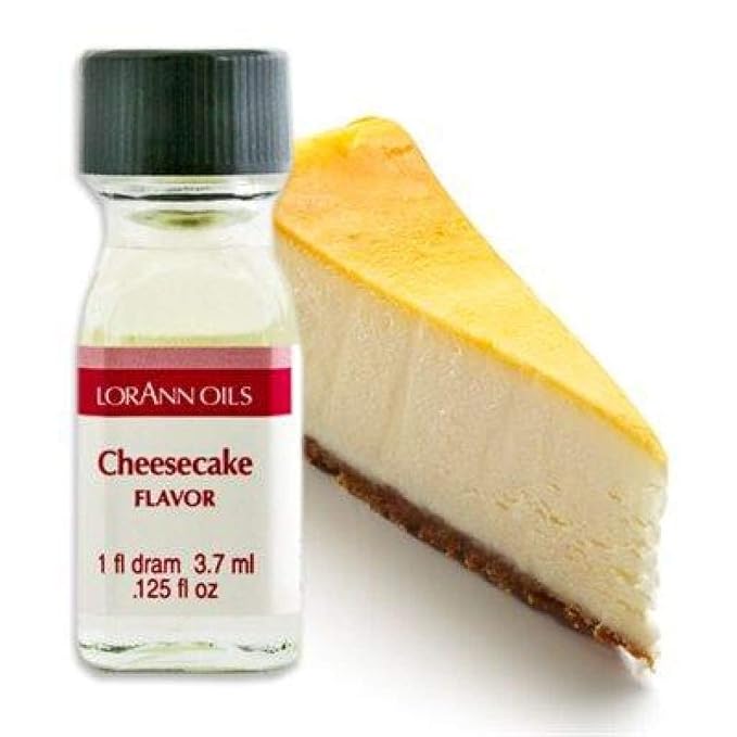 LorAnn Oils Super Strength Flavoring - Used For Candy Making, Flavoring Extracts, Baking, Hard Candy, and Flavor Oils - Bold, Natural Flavors 4X Stronger Than Extracts - Cheesecake, 1 fl oz
