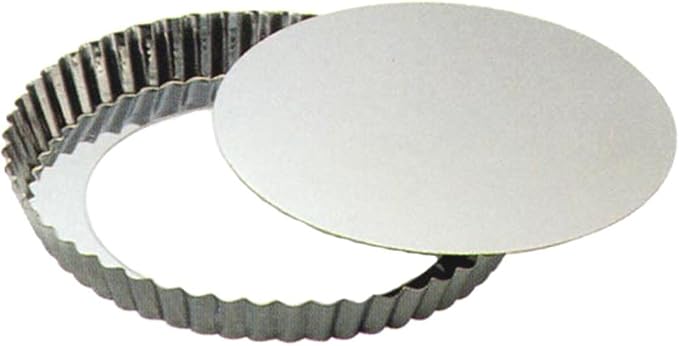 Shimotori Seisakusho 182 Tart Mold, Bottom Removal, 8.3 inches (21 cm), Stainless Steel, Made in Japan