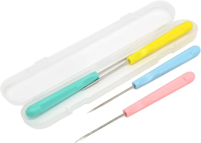 4Pcs Sugar Stir Needle Scriber Needle Cookie Decorating Supplies Tool 5.2"