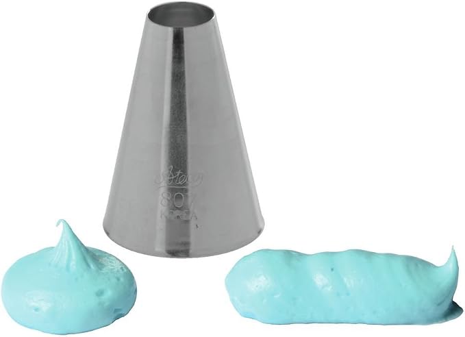 Ateco # 807 - Plain Pastry Tip .56'' Opening Diameter- Stainless Steel