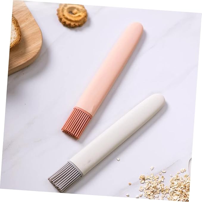 Silicone Baking Brush Bbq Oil Basting Brush Ergonomic Handle for Long-lasting Use