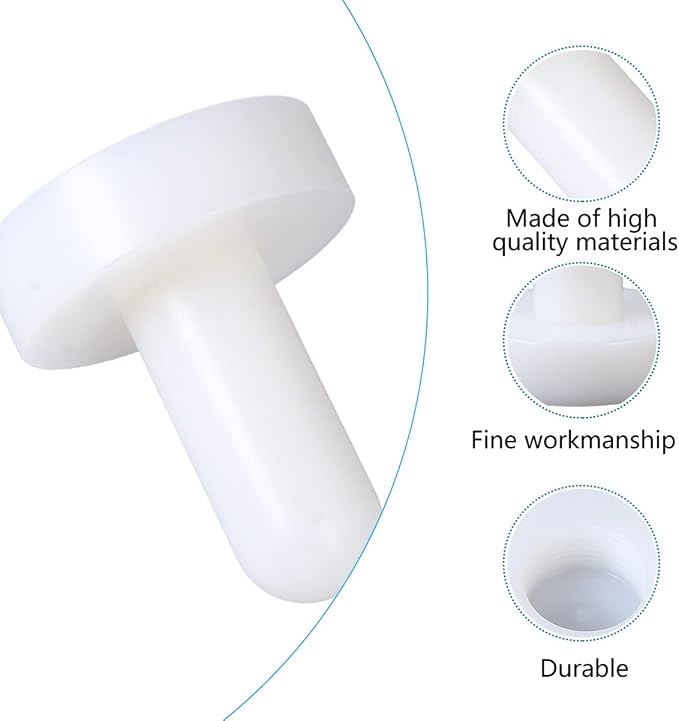UPKOCH Tart Tamper and Pastry Presser, 2.75" Non-Stick Dough Shell for Mini Pie Crusts & Cheesecake Molds, Plastic Tamper Tool for 3" Muffin Pans & Heart-Shaped Tins