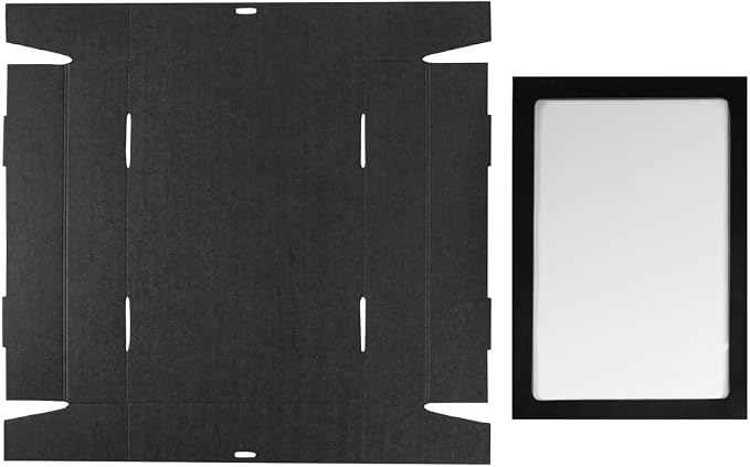 Restaurantware Cater Tek 17.9 x 12.3 x 3.2 Inch Baked Goods Boxes 100 Greaseproof Pastry Boxes - Window Lids Insert Tab Lock Black Paper Catering Boxes Easy Assembly For Charcuterie Or Cupcakes