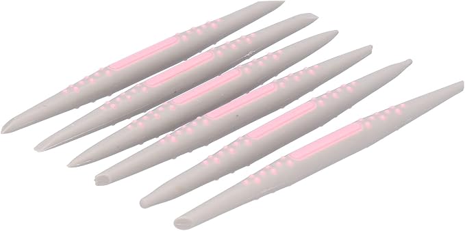 FLEXMAN 6Pcs Silicone Clay Sculpting Tool, Fondant Cake Decorating Tools, Modeling Dotting Tool, Pottery Craft Use for DIY Handicraft, Silicone Brush, Sculpture Pottery, Nail Art