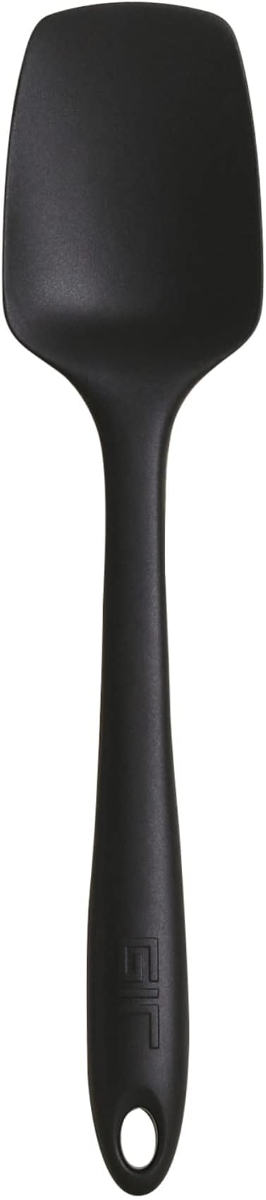 GIR: Get It Right Silicone Spatula Spoonula, Non-toxic Cooking Utensils for Nonstick Cookware, Cooking and Baking - Ultimate - 11IN - Black