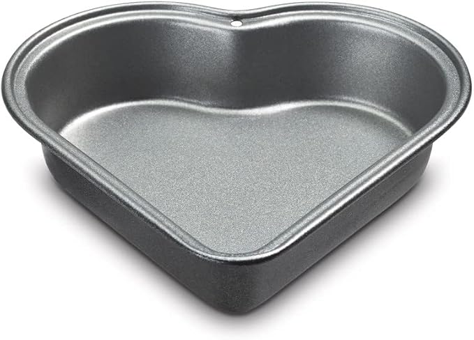 Cuisinart 4-Pc Mini Heart Pan Set, Small, Black