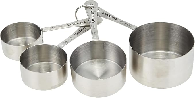 Cuisinart CTG-00-SMC Stainless Steel Measuring Cups, Set of 4