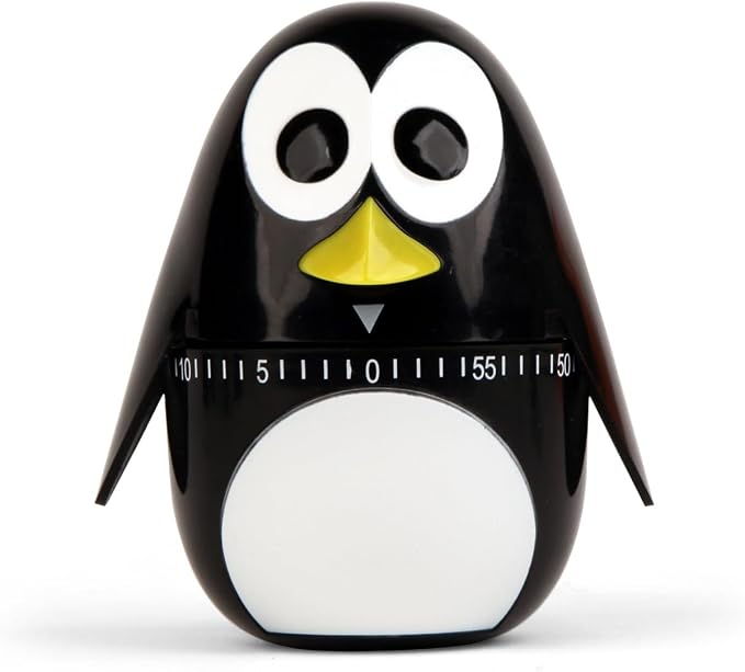 Kikkerland Penguin Kitchen Timer