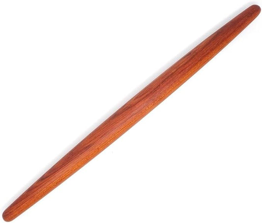 Earlywood French Rolling Pin - Tapered Wooden Rolling Pin for Baking Pizza, Pastry Dough or Pasta - Hard Wood French Roller Baking Pin Made in USA - Jatoba