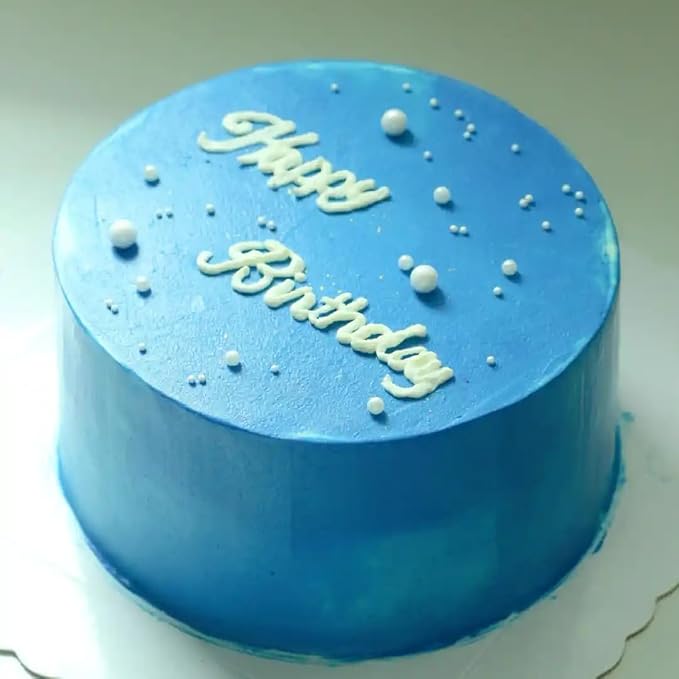 Edible Blue White Pearl Sprinkles for Cake Decorating, Mixing Light Blue and White Size Candy Baking Decorations Cake Cupcake Toppers Cookie Celebrations Wedding Valentines Baby Shower Frozen Themed Birthday Supplies 120g/ 4.23oz