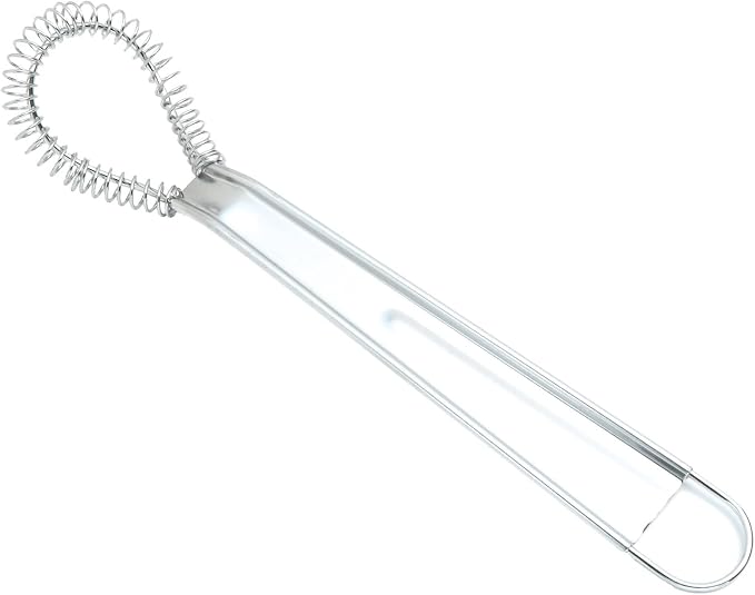 Fox Run 8-Inch Flat Coil Whisk, 8.25 x 1.5 x 1.25, Metallic